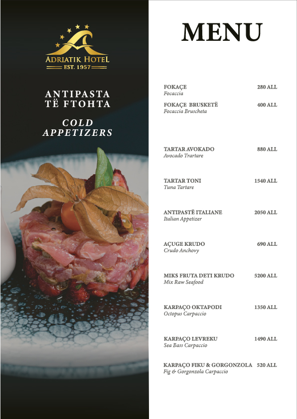 Cold Appetizers